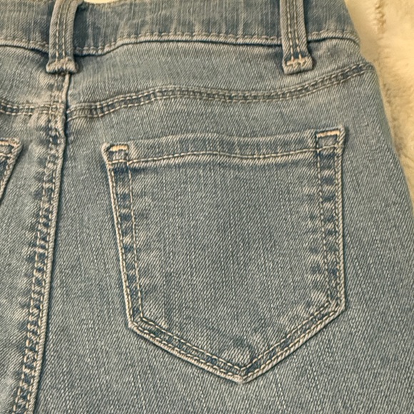 Wonder Nation Light Blue Flare Jegging Jeans with Heart Details - Picture 6 of 7
